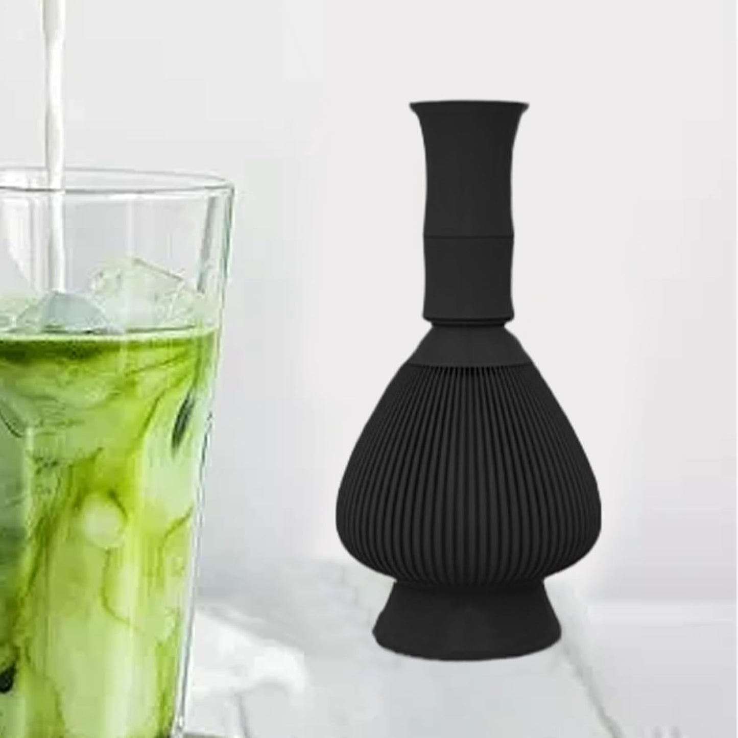 抹茶茶筅 - 手持ち ポータブル 攪拌器 | 伝統的 日本製 抹茶用 ミキサー,コーヒー キッチン ホーム カフェ ドリンク 茶 ラテ ミルク 用