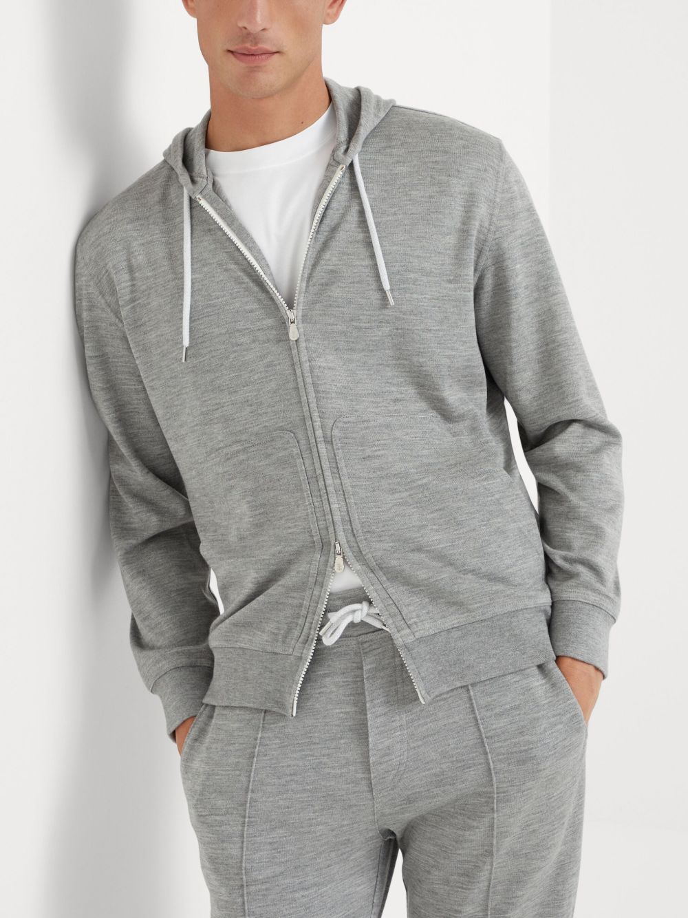 Brunello ブルネロ・クチネリ シルク&カシミア フーディ - Image 6