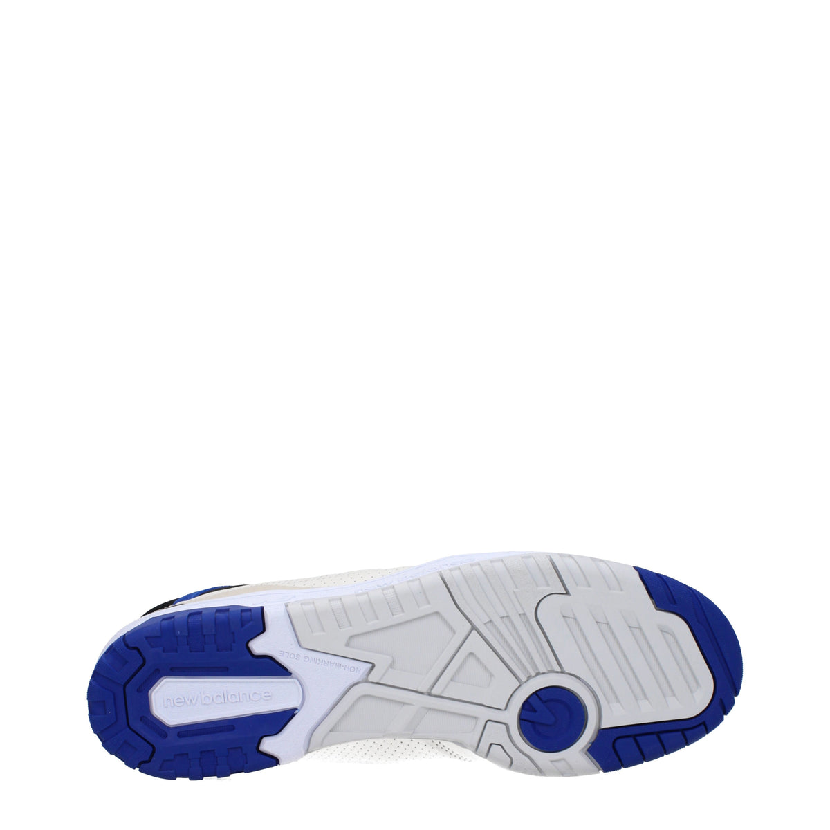 Designer Brand ニューバランススニーカー550メンスキンホワイト/ブルー - Image 6