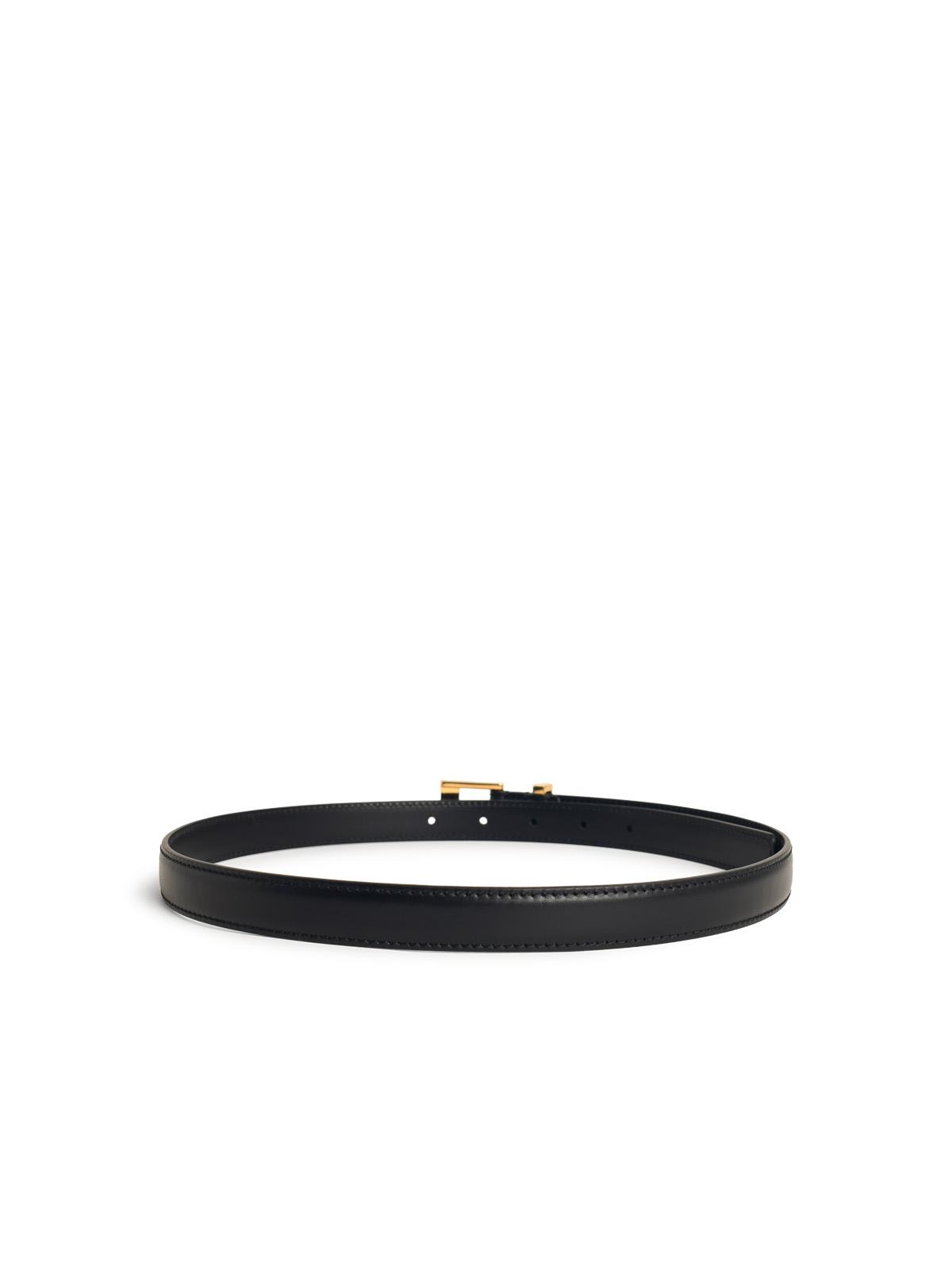 Khaite Khaite 'Manhattan' Black Lear Belt - Image 6