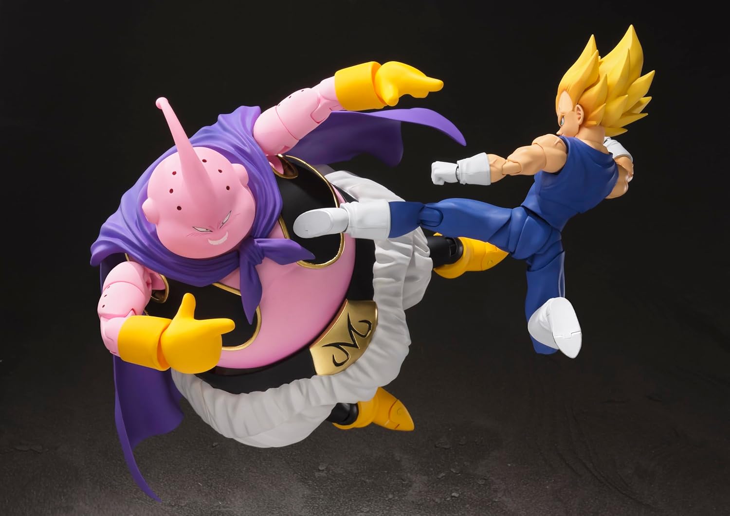 BANDAI SPIRITS S.H. Figuarts Dragon Ball Z Majin Buu - Zen-(Resale Version), Approx. 7.1 inches (180 mm), PVC & ABS, Pre-painted Action Figure