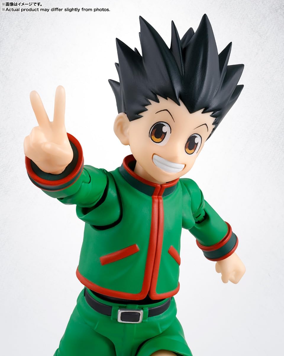TAMASHII NATIONS S.H. Figuarts Hunter x Hunter Gon, Approx. 5.3 inches (135 mm), PVC & ABS, Pre-painted Action Figure