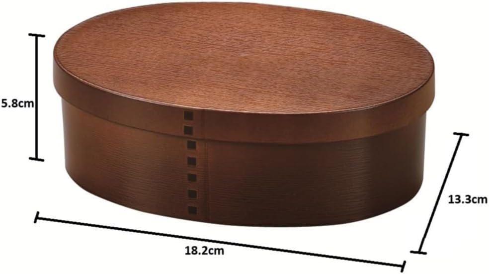 Tatsumiya Bento Box, Lunch Box, Antibacterial Coating, Magewappa, Single Tier, Made in Japan, Large, Light Brown