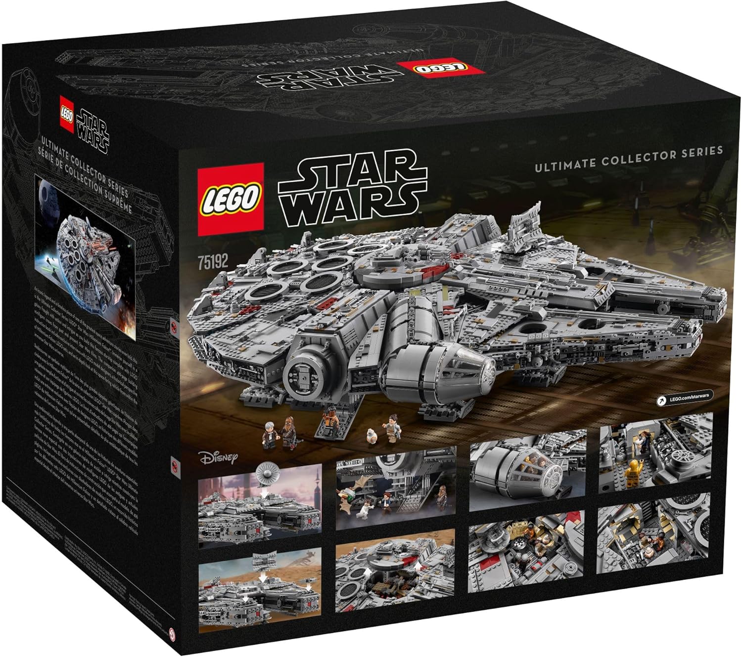 Juego de armado de LEGO Star Wars Millennium Falcon 75192 (7541 piezas)