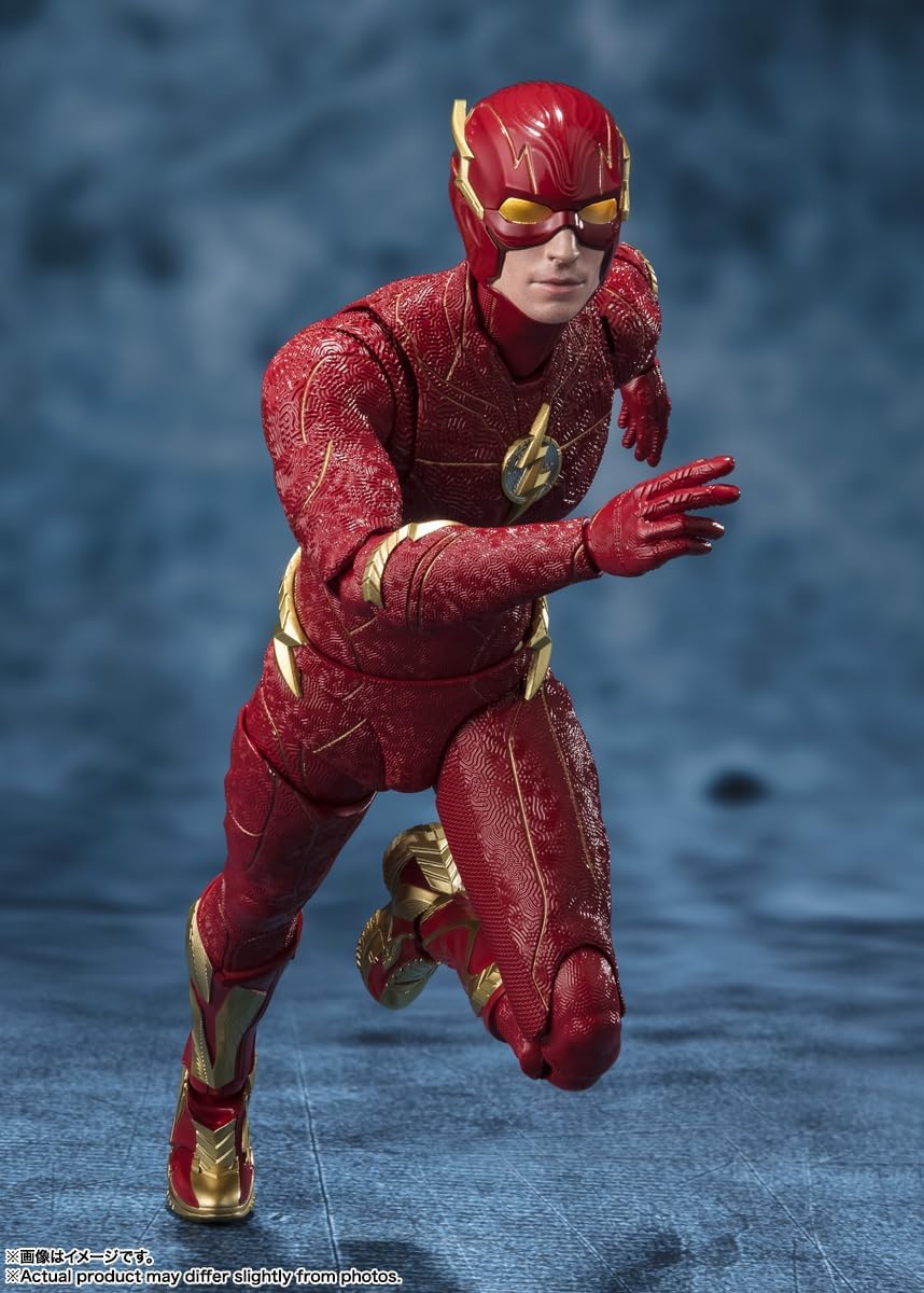 S.H. Figuarts Flash (The Flash), Approx. 5.9 inches (150 mm), PVC & ABS, Pre-painted Action Figure