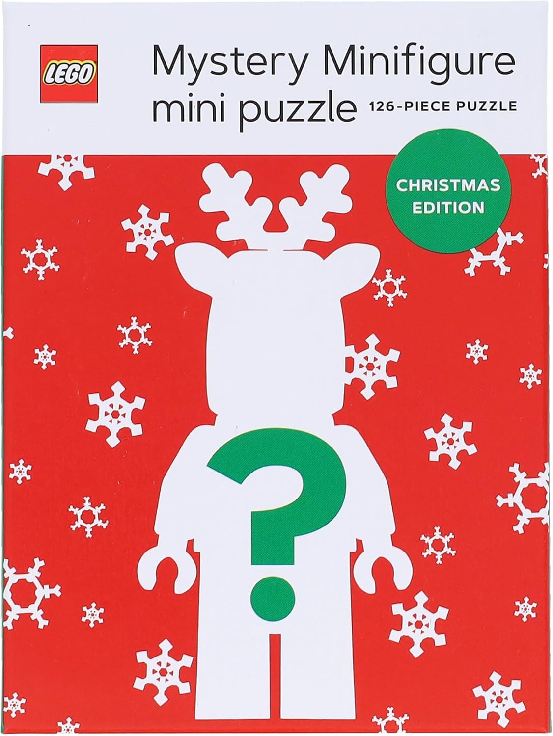 Lego Mystery Minifigure Mini Puzzle: 126-piece Puzzle Christmas Edition