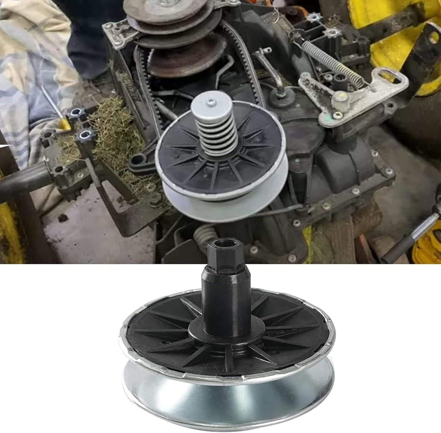 金属セカンダリシーブプーリーセット農機具メンテナンスガーデントラクター修理セット農機具ガーデントラクターの修理に適しています