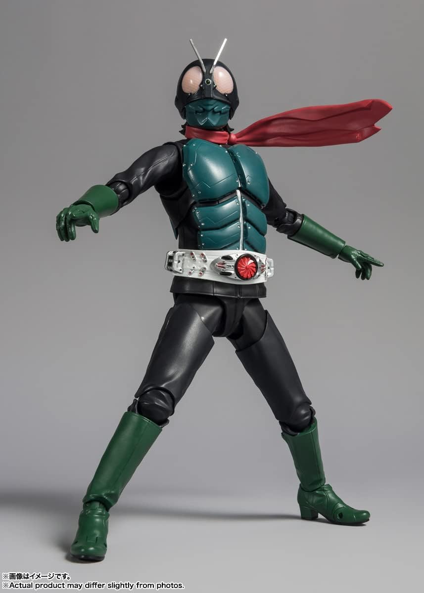 S.H. Figuarts Shin Kamen Rider Action Figure, Approximately 5.7 Inches (145 mm), PVC + ABS + Fabric, Painted