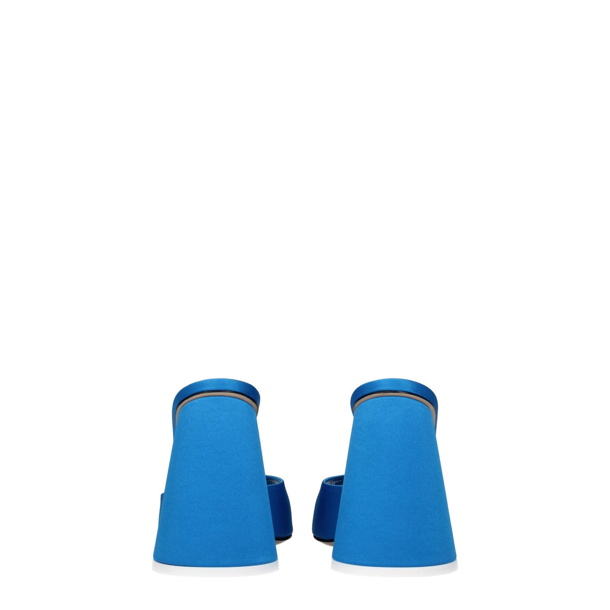 The Attico Sandalsの女性サテン天国/ターコイズ - Image 6