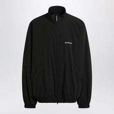 Balenciaga バレンシアガブラックジップアップスウェットシャツループスポーツアイコン - Image 6