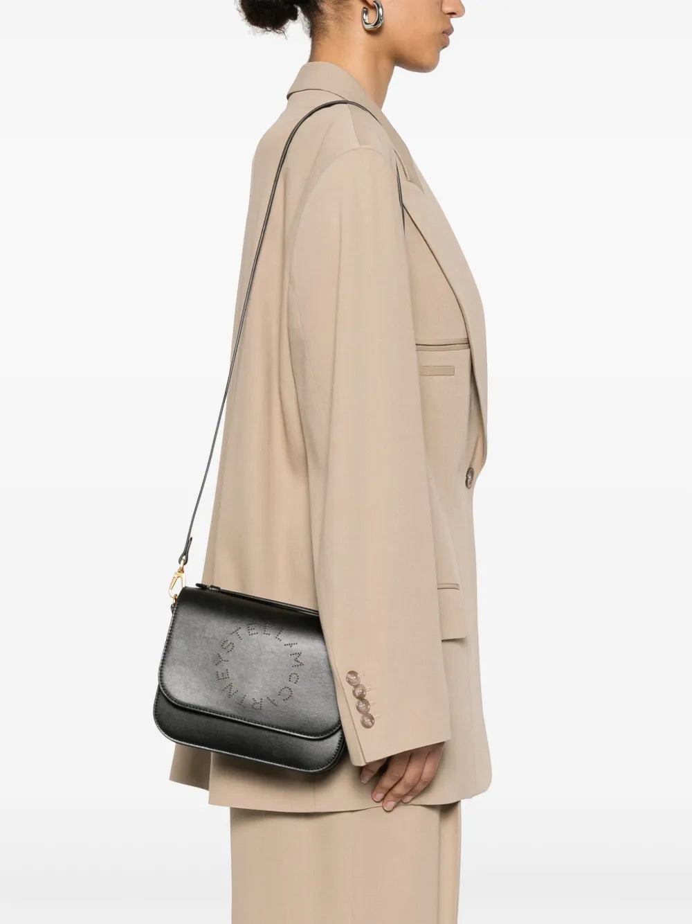 Stella 穴あきロゴ付きのステラマッカートニークロスボディバッグ - Image 6