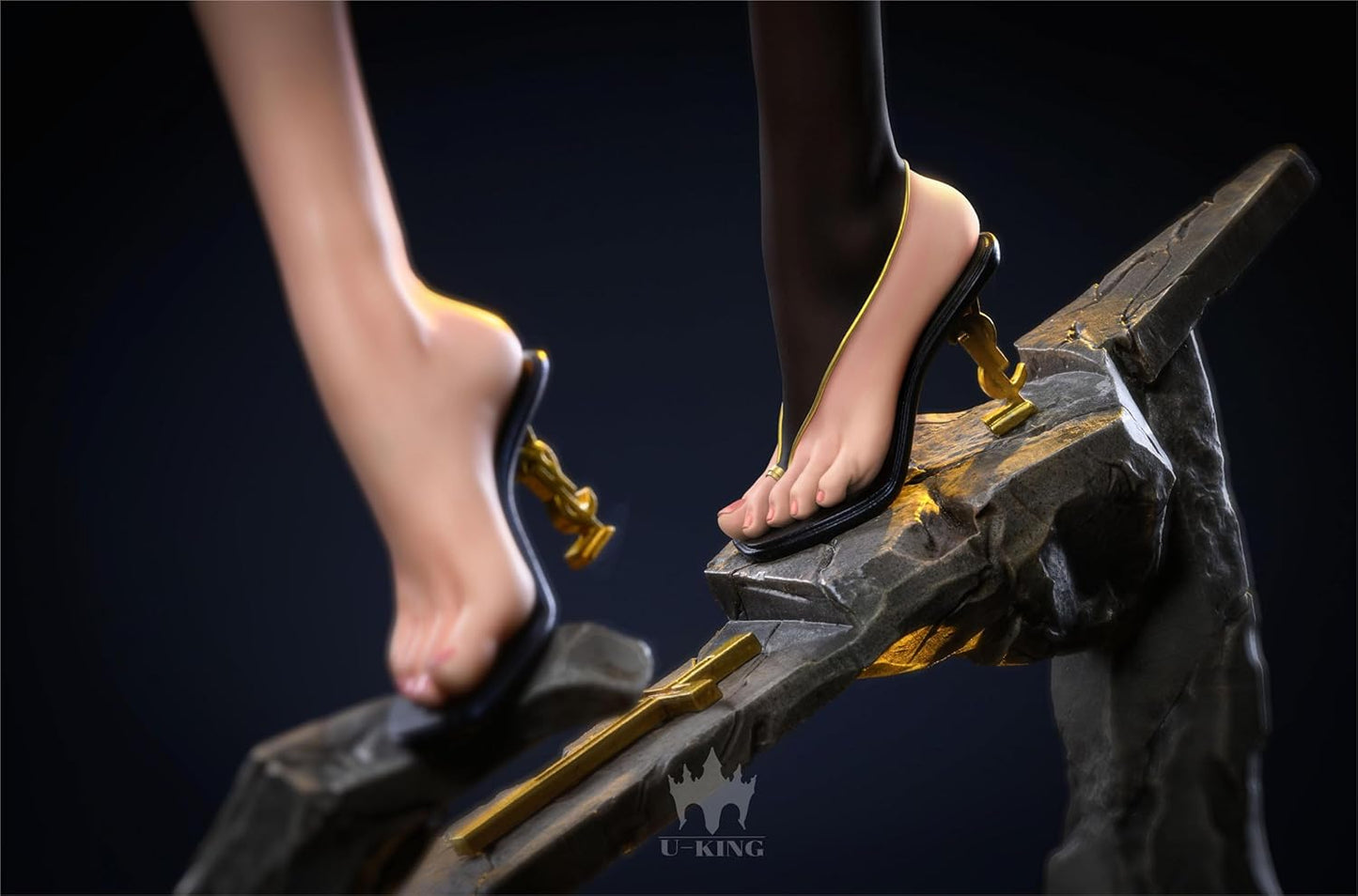 Chainsawman Makima Figure, Ver., 1/4 Scale, Painted and Finished Product, Garage Kit, U.K.S Limited Sale, Statue (Deluxe Version) [Parallel Import]