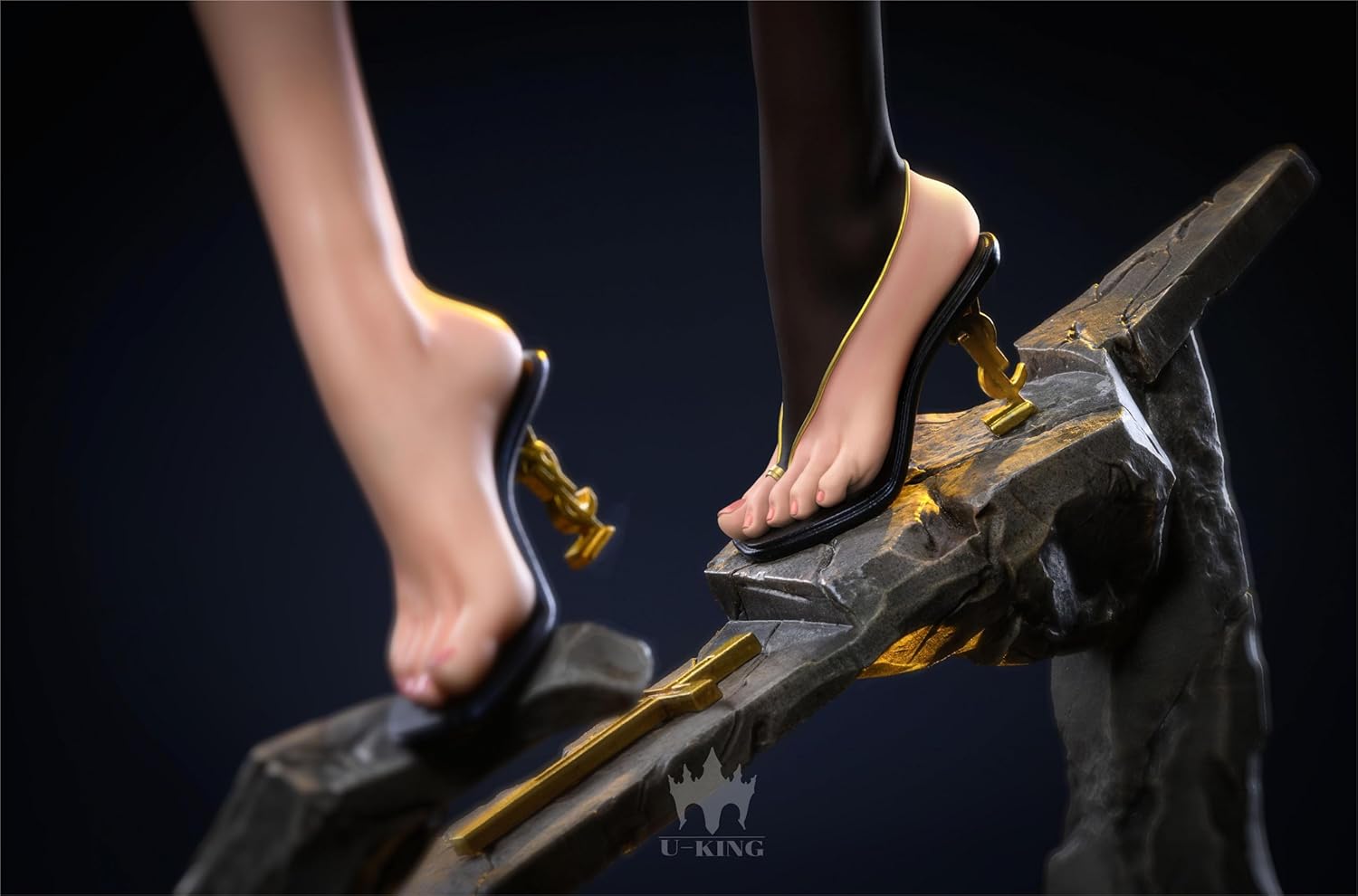 Chainsawman Makima Figure, Ver., 1/4 Scale, Painted and Finished Product, Garage Kit, U.K.S Limited Sale, Statue (Deluxe Version) [Parallel Import]