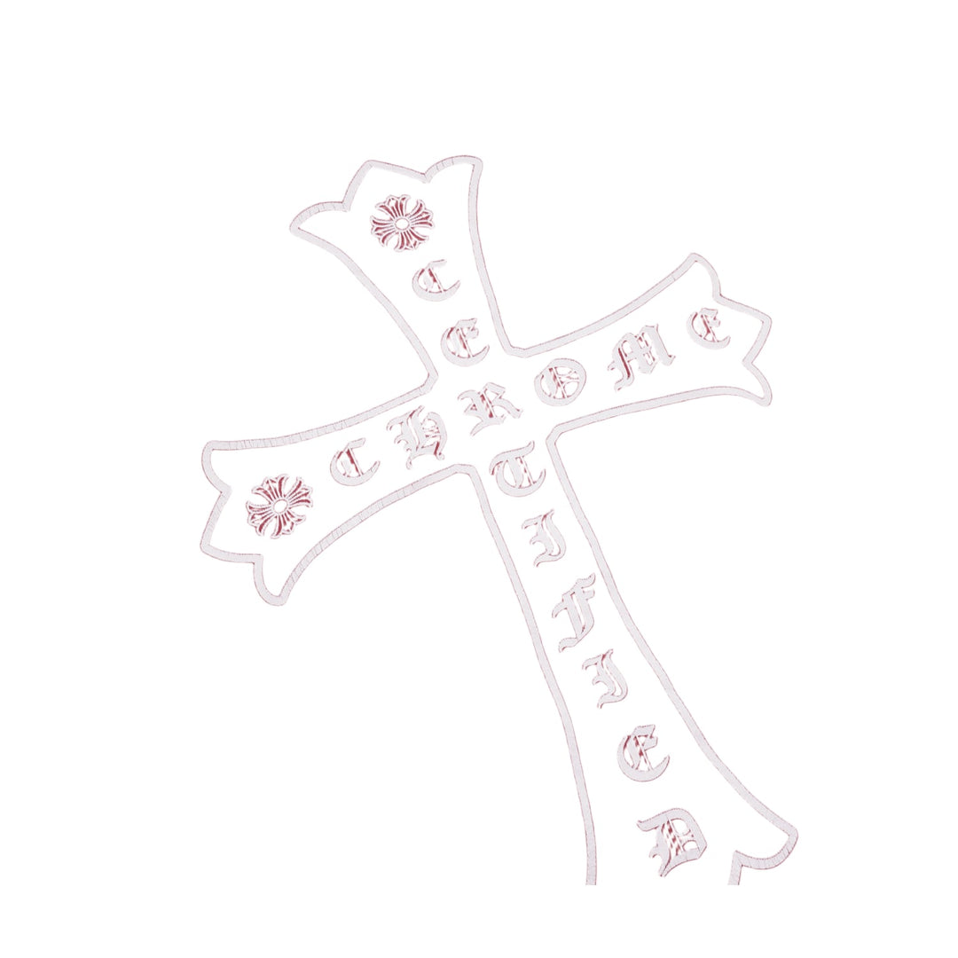 CHROME HEARTS X DRAKE CLB 'WASHED RED' HOODIE