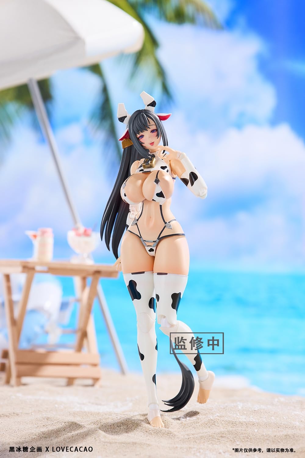 AC Black Crystal Candy Project Milky White Haku-chan 1/12 Action Figure