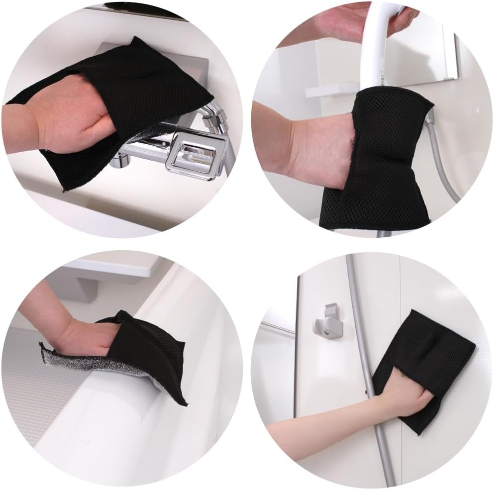 Bath Cleaner, Bath Artisan (16.9 fl oz (500 ml), Bath Sponge 7.9 x 6.3 inches (20 x 16 cm), Set, Stubborn, Bath, Dirt, Water Scale, Removal, Cleaner, Cleaning Agent