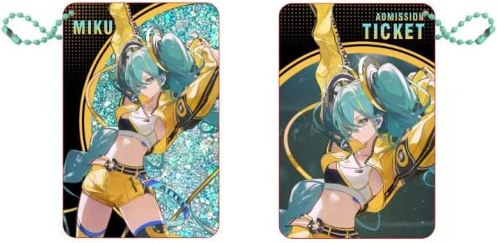 Miku Goods, Lucky Bag, 5-piece Set, Can Badge, Acrylic Stand, Key Chain, Quicksand Ticket, Birthday, Gift, Animation, Moe Goods, Souvenir, Surroundings, Accessories
