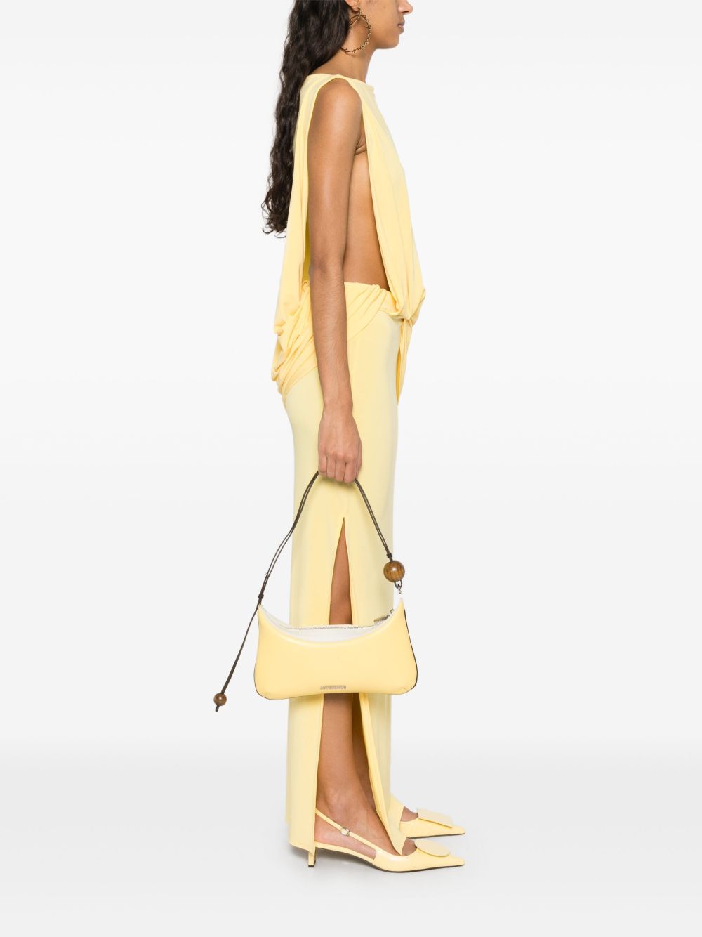 Jacquemus Jacquemus Le Grand Bisou Perle Leather Shoulder Bag - Image 6