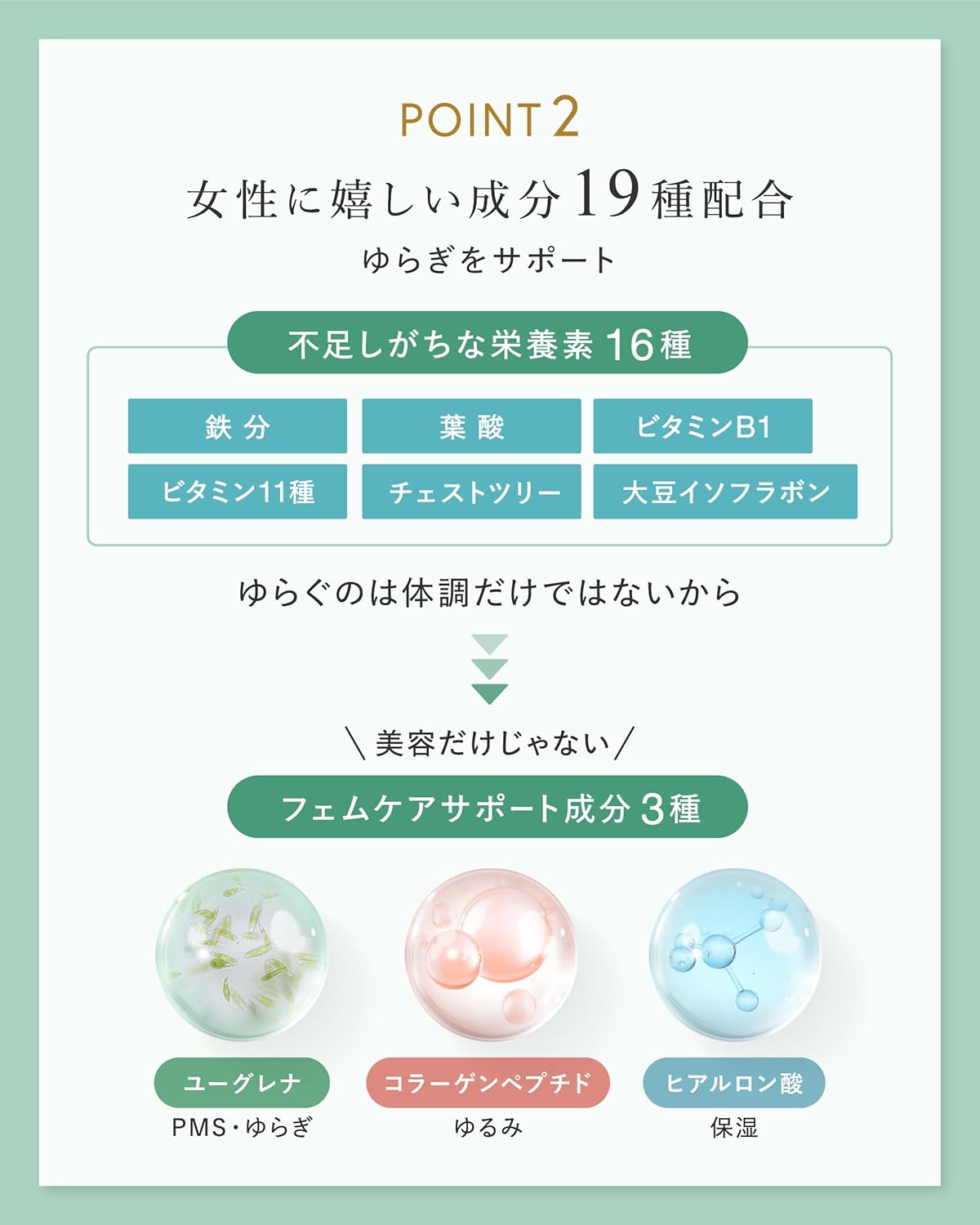 【栄養機能食品】 フェム乳酸菌 乳酸菌 デリケートゾーン ニオイケア 5兆個 ユーグレナ ヒアルロン酸 フィッシュコラーゲン プロバイオティクス フェムケア PUREST ビタミン 葉酸 鉄 1日1粒 30日分