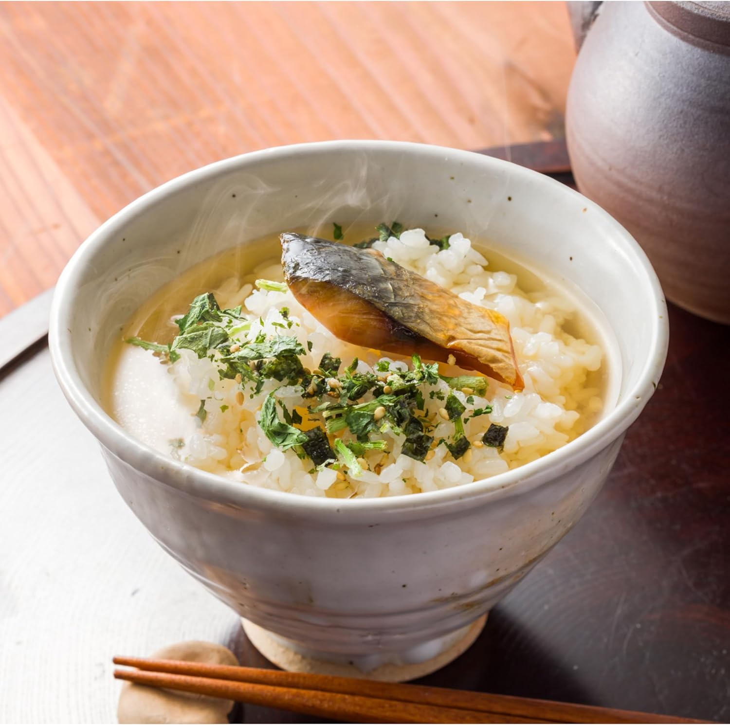 Luxury Dashi Chazukey Japanese-style Instant Food 5-Pack Set - Red Sea Bream, Golden Eye Bream, Chopped Eel, Mackerel, White Mackerel, Fugu - Special Dashi by Yanagiya Honten