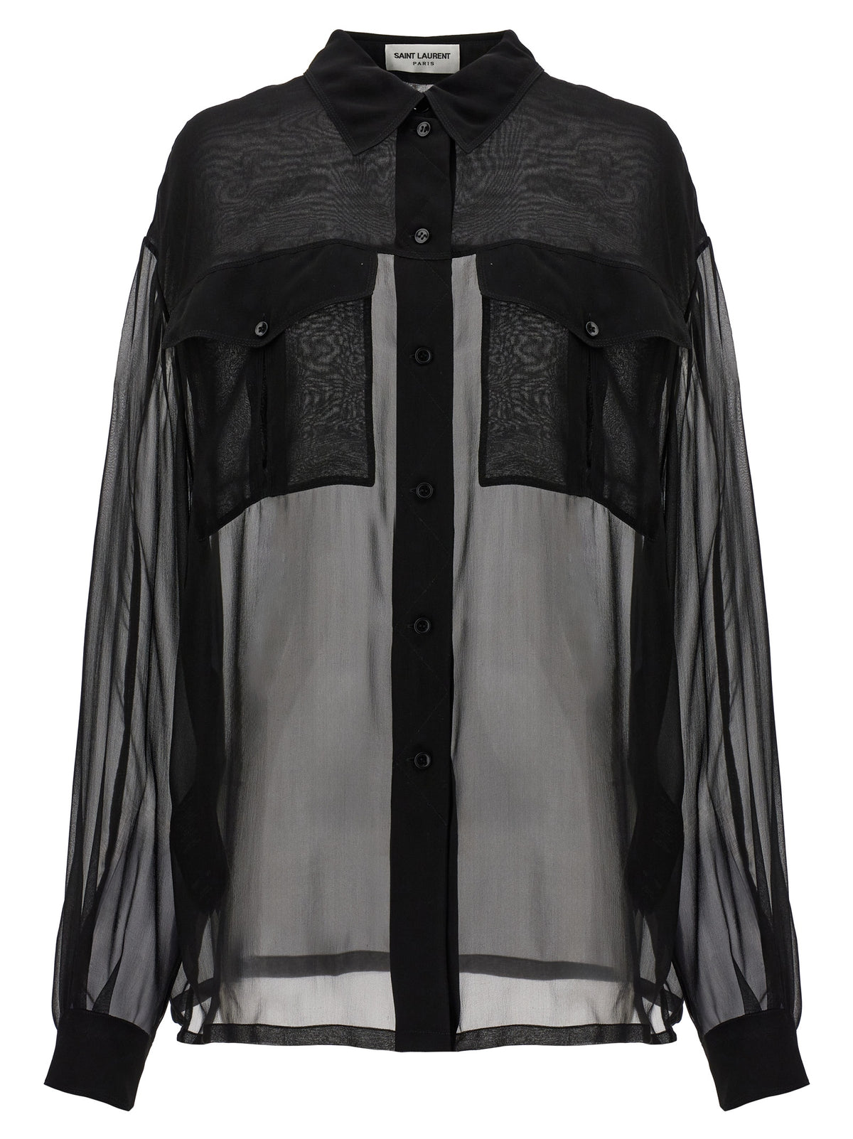 Saint セントローランシルクモスリンシャツ - Image 6