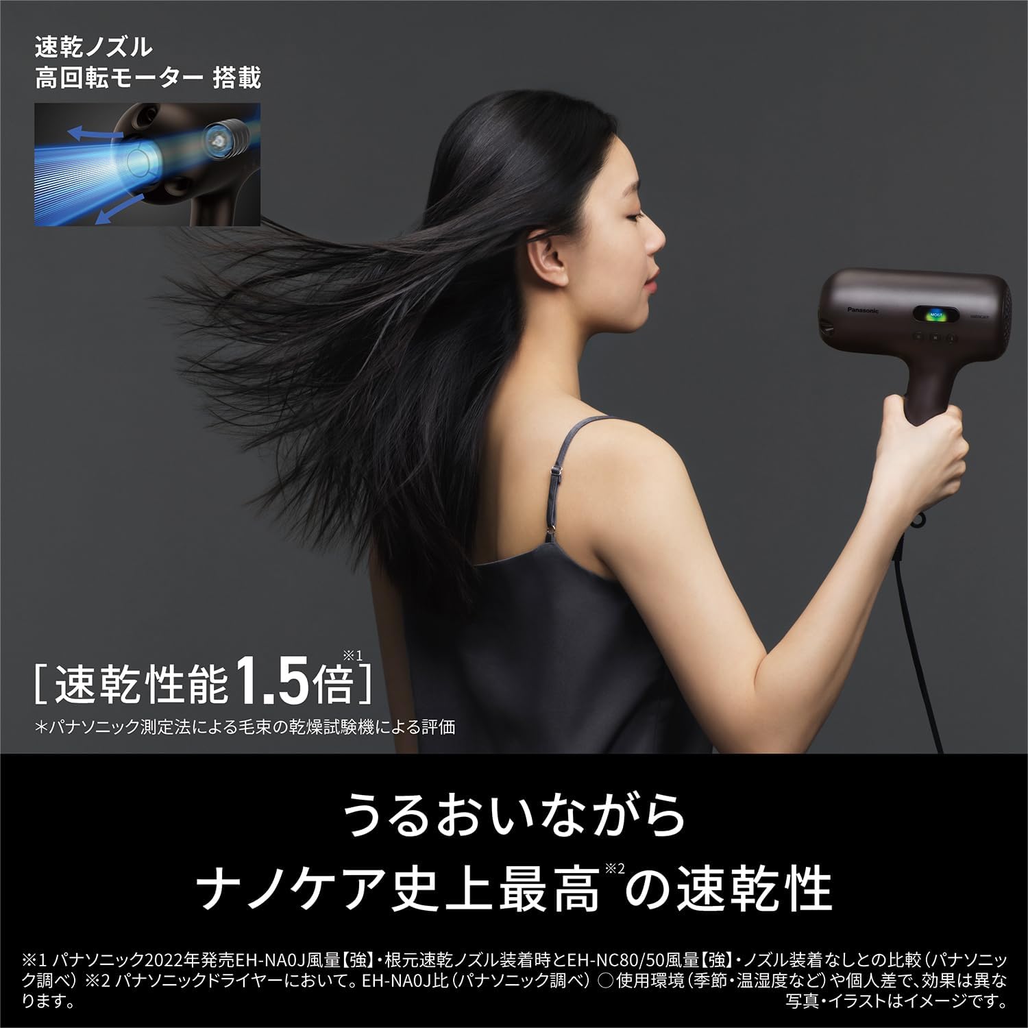 Panasonic EH-NC80-T Nanocare ULTIMATE High Penetration Nano 2nd Generation EH-NC80-T Authentic Brown [Top Model]
