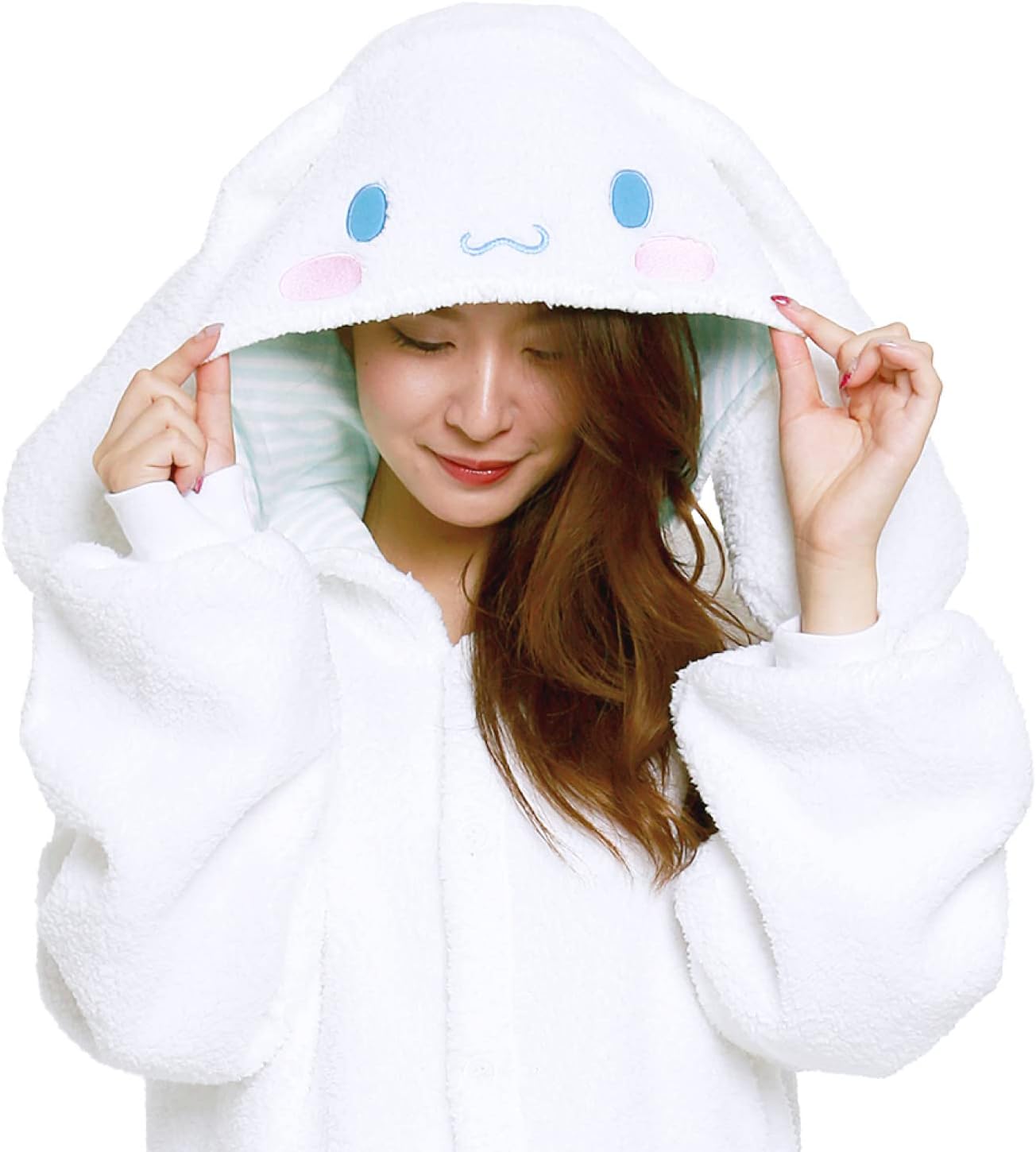 SAZAC Character Fleece Kigurumi Sanrio Cinnamoroll