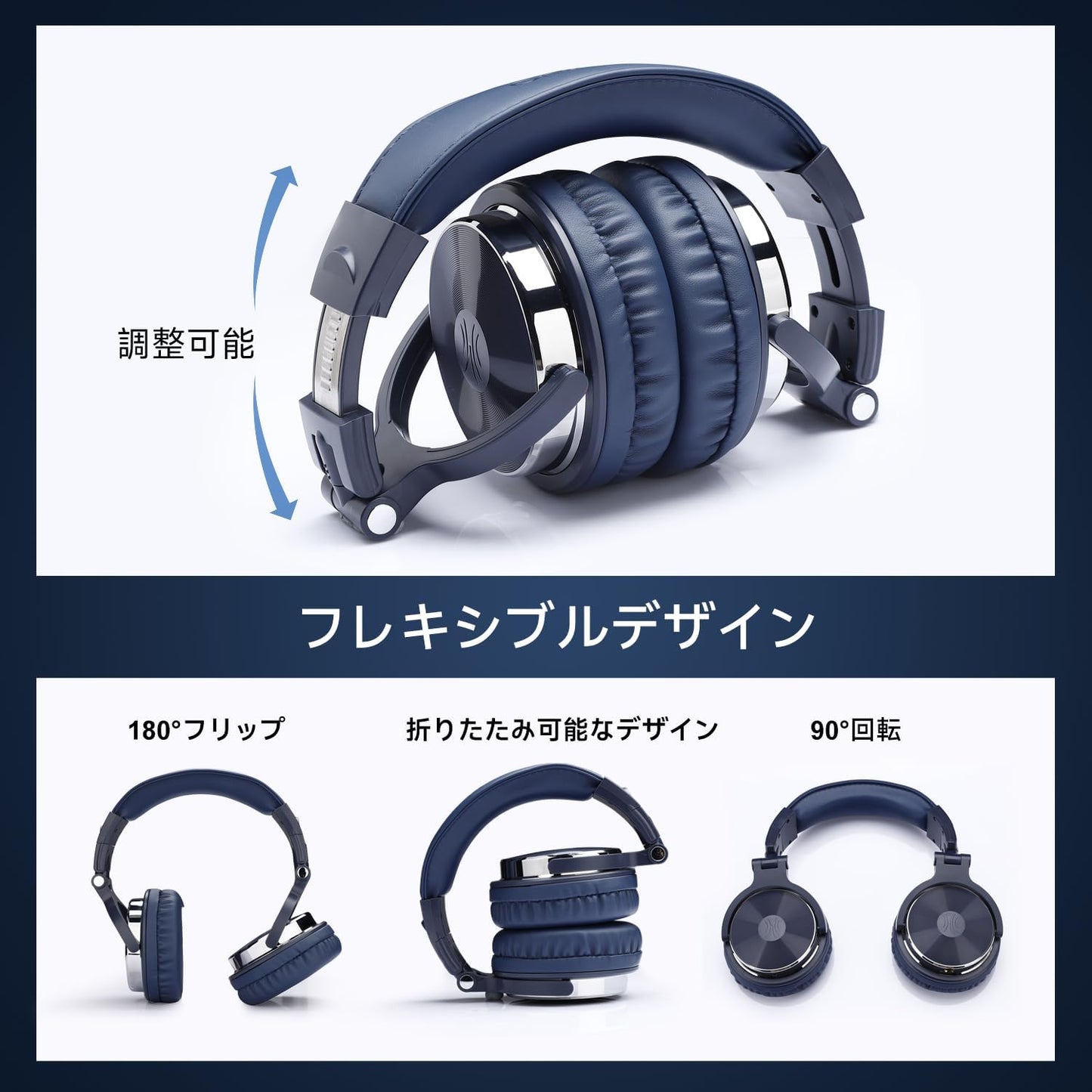 OneOdio Monitor Headphones DJ Headphones Suitable for Studio Recording/Instrument Practice/Mixing/TV Viewing/Movie Watching/Gaming and More