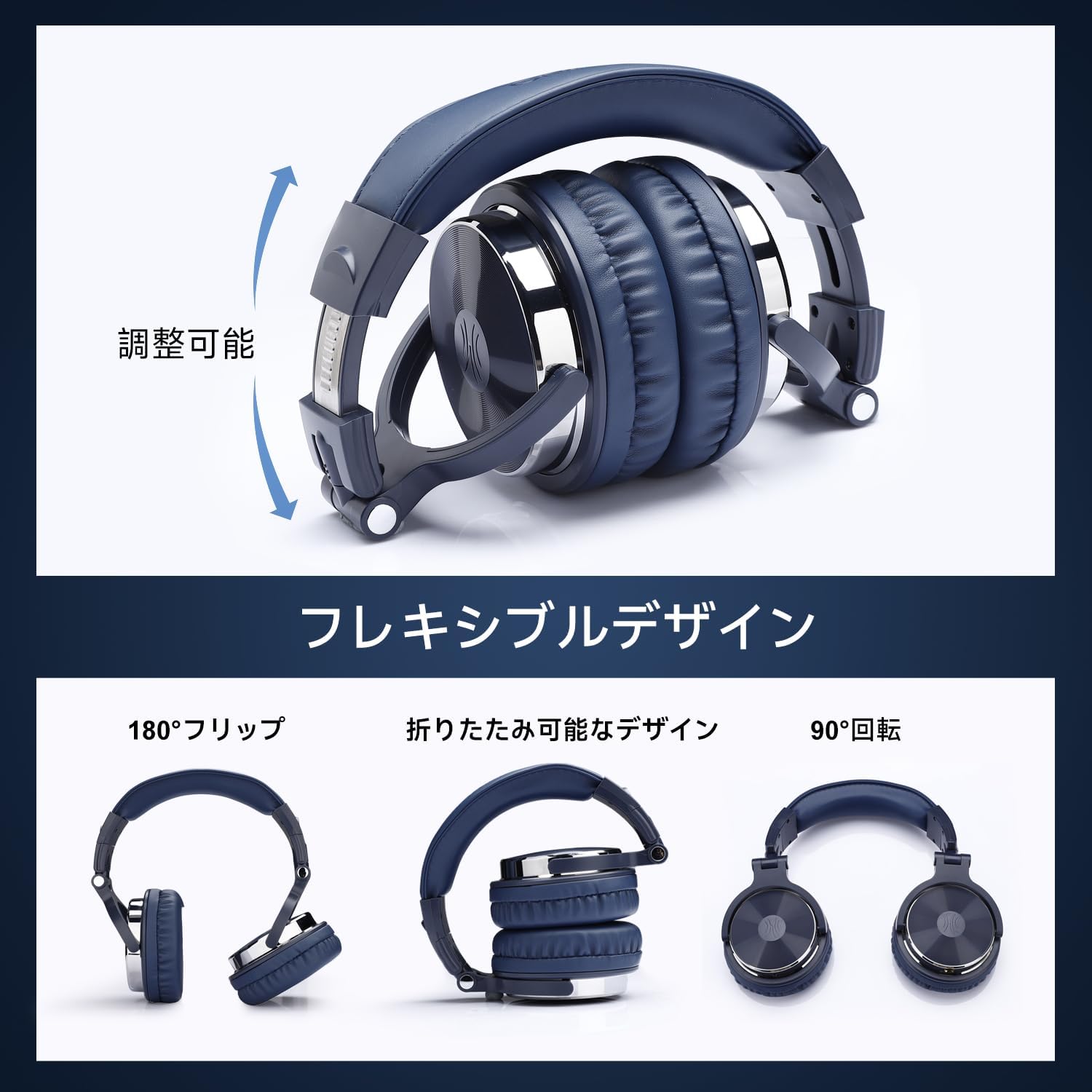 OneOdio Monitor Headphones DJ Headphones Suitable for Studio Recording/Instrument Practice/Mixing/TV Viewing/Movie Watching/Gaming and More