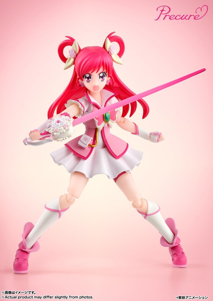BANDAI SPIRITS S.H. Figuarts Yes! Pretty Cure 5 Cure Dream Precure Character Designer's Edition, Approx. 5.3 inches (135 mm), ABS & PVC Pre-painted Action Figure