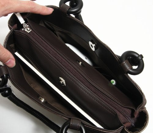 Hasegawa Pleated Processed Kimono Western Style Handbag (Red, Gray, Black) M/S Made in Japan