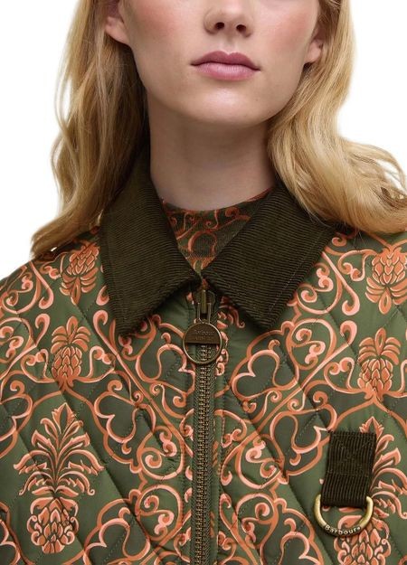 BARBOUR x Farm Rio Luisa quilted jacket - Image 6