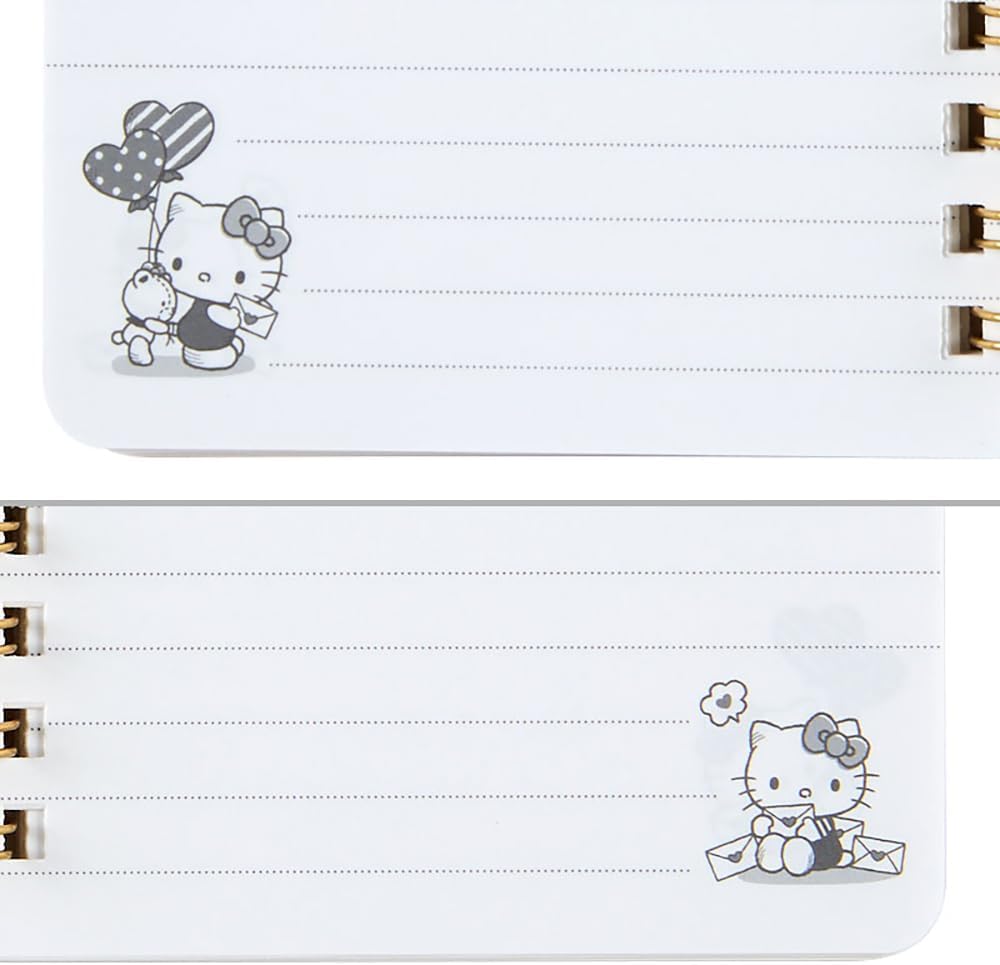 Sanrio 091529 B7 Ring Notebook, Hello Kitty, Hello Kitty, 5.0 x 3.9 x 0.6 inches (12.8 x 10 x 1.5 cm), Character