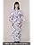 Ai Indigo Women's Gauze Yukata, Color, Made in Japan, 100% Cotton, Double Layered Gauze with Obi, Ryokan Yukata