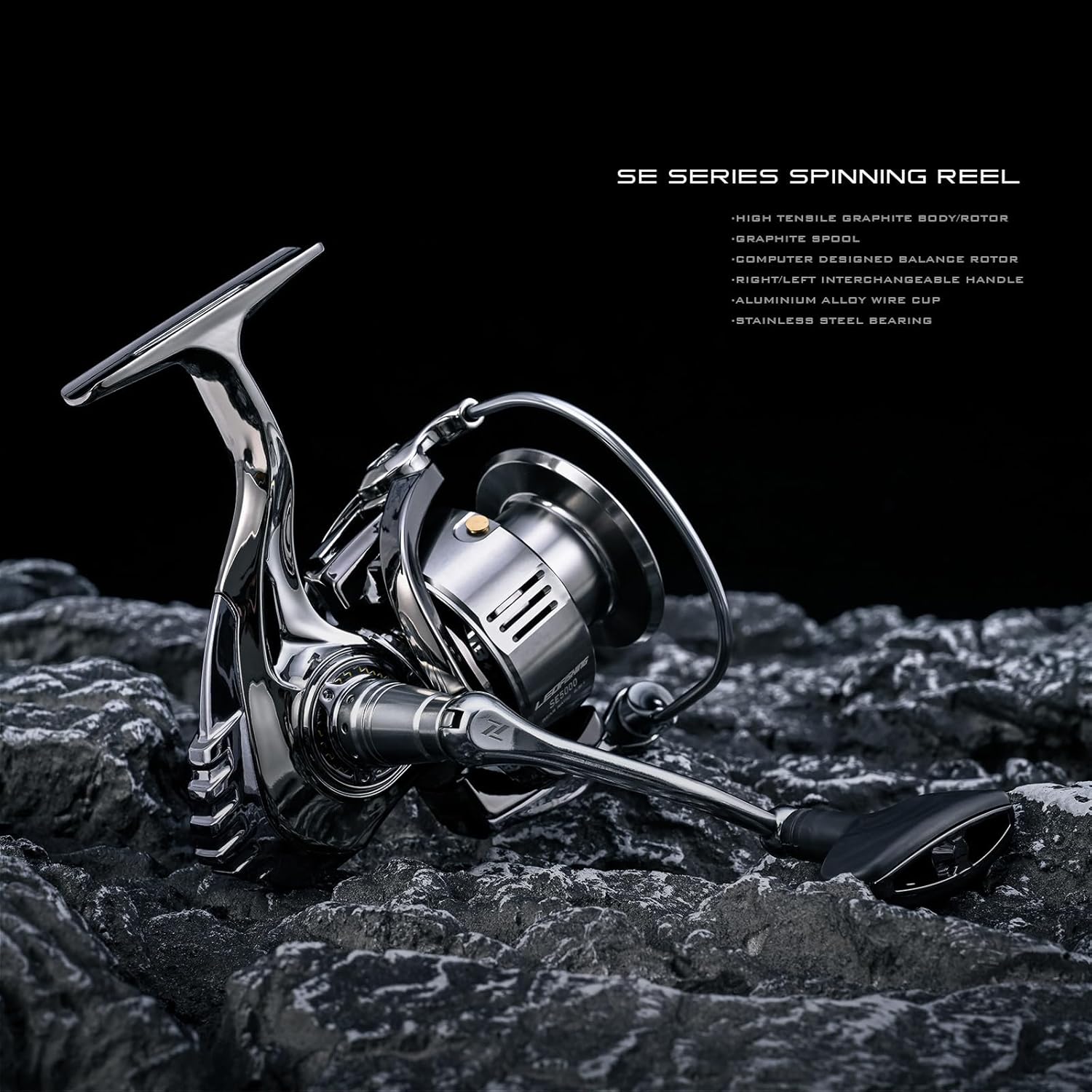 Spinning Reel,13+1 Bearing Fishing Reel Smooth and Powerful Spinning Reel for Saltwater Freshwater