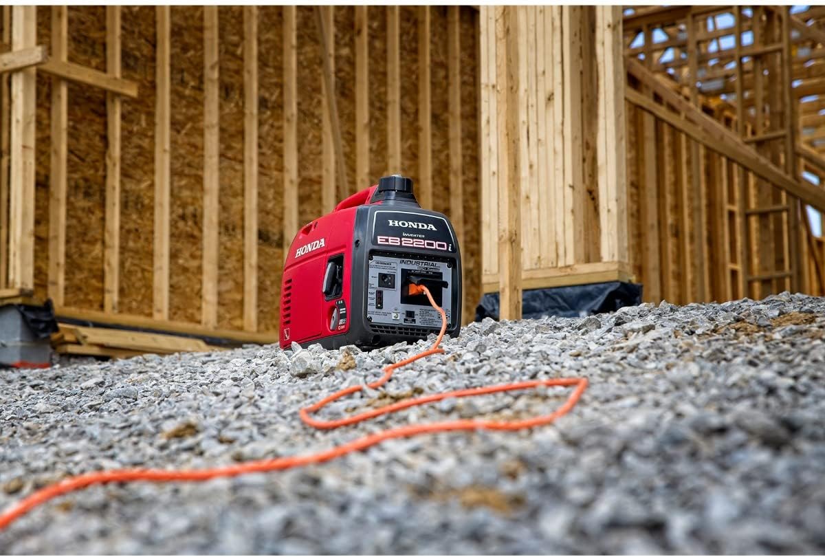 Honda 664290 EB2200i 120V 2200 Watt 0.95 Gallon Portable Industrial Inverter Generator with Joint Reminder