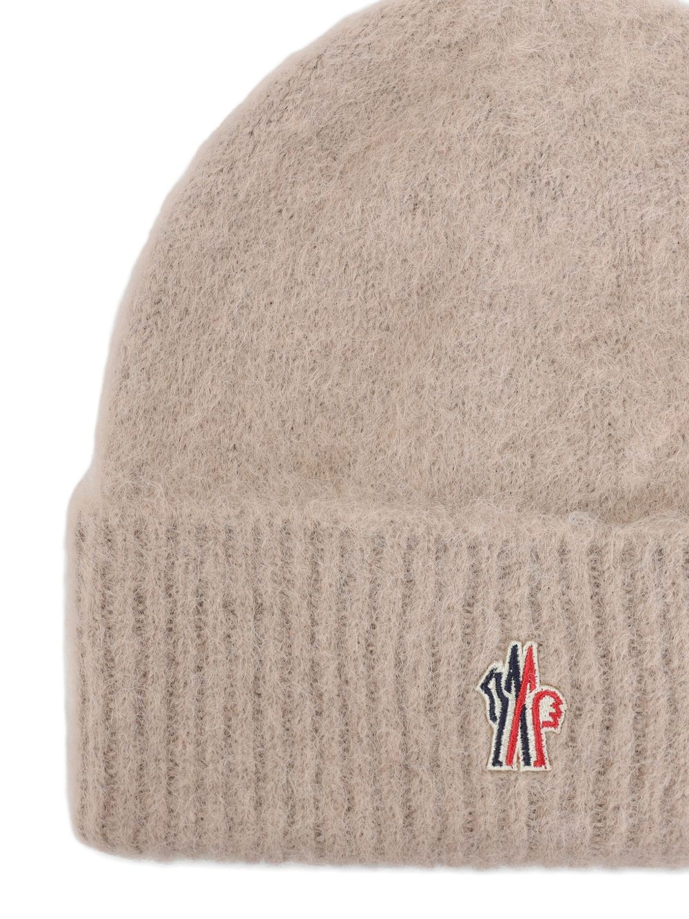 Moncler モンクラーグレノーブルロゴウールビーニー - Image 6