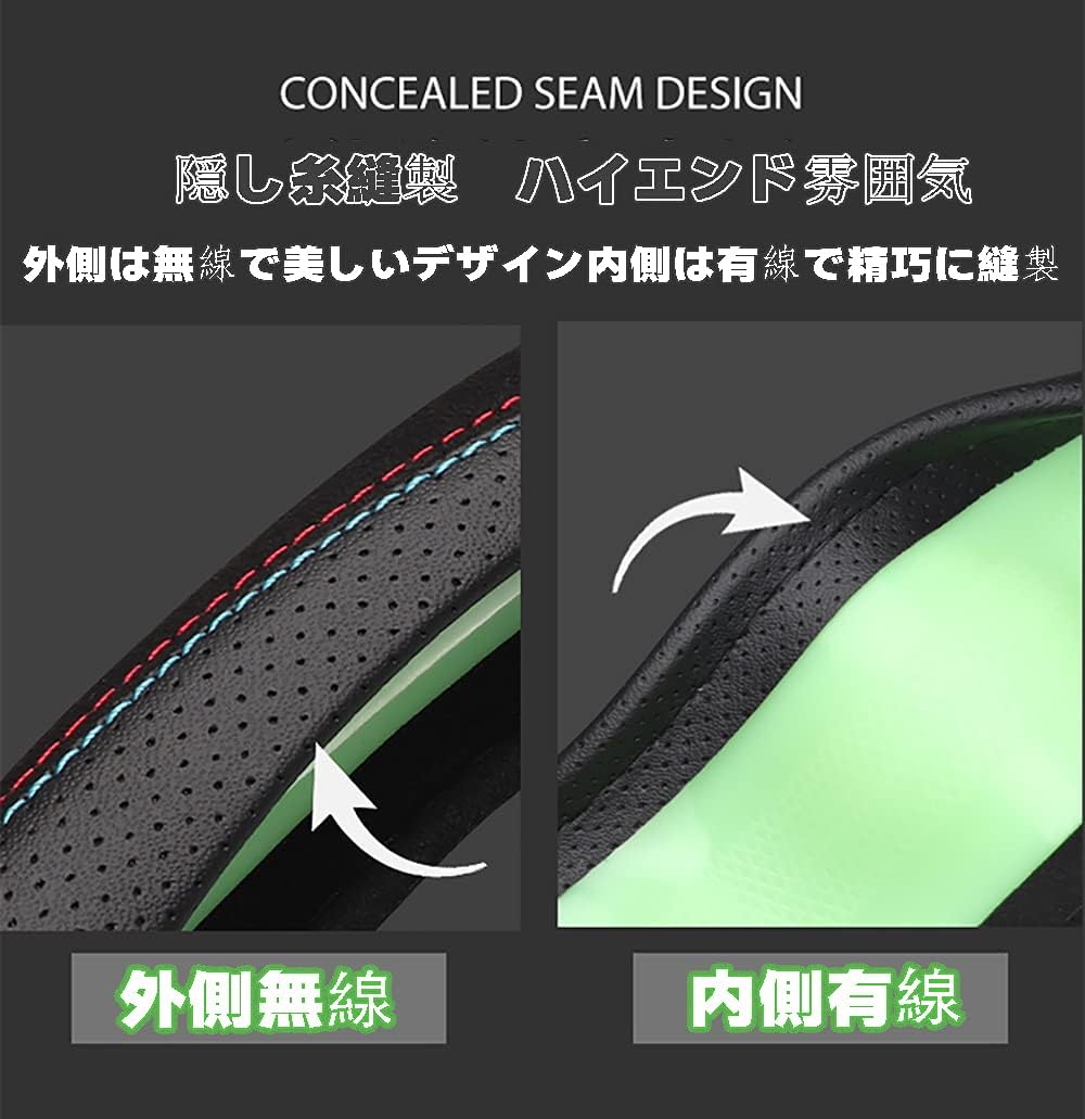 Toyota Steering Wheel Cover Steering Wheel Cover Yaris Rise Land Cruiser Tundra Hilux Pixis MIRAI RAV4 Prado Mark x Harrier Aqua Rumy Alphard Vellfire Noah Voxy Wish C-HR Genuine Leather Interior