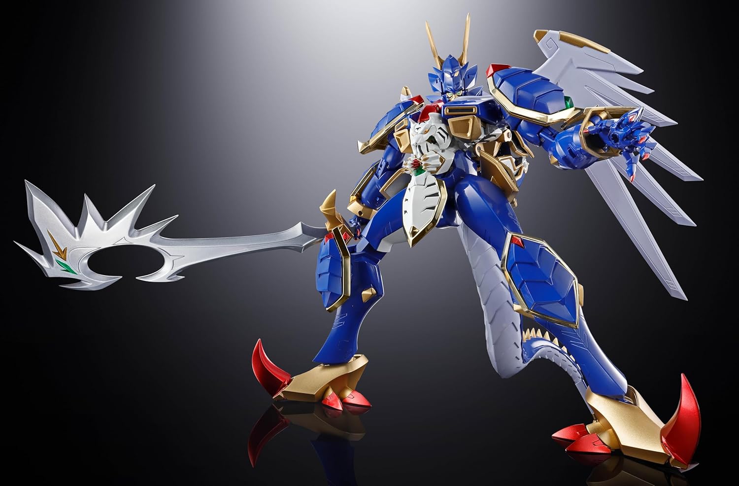 Tamashi Nations Soul of Chogokin Super Robot War OG GX-119 Ryuu-Oh, Approx. 8.3 inches (210 mm) & 7.9 inches (200 mm) Diecast, ABS & PVC Pre-painted Action Figure