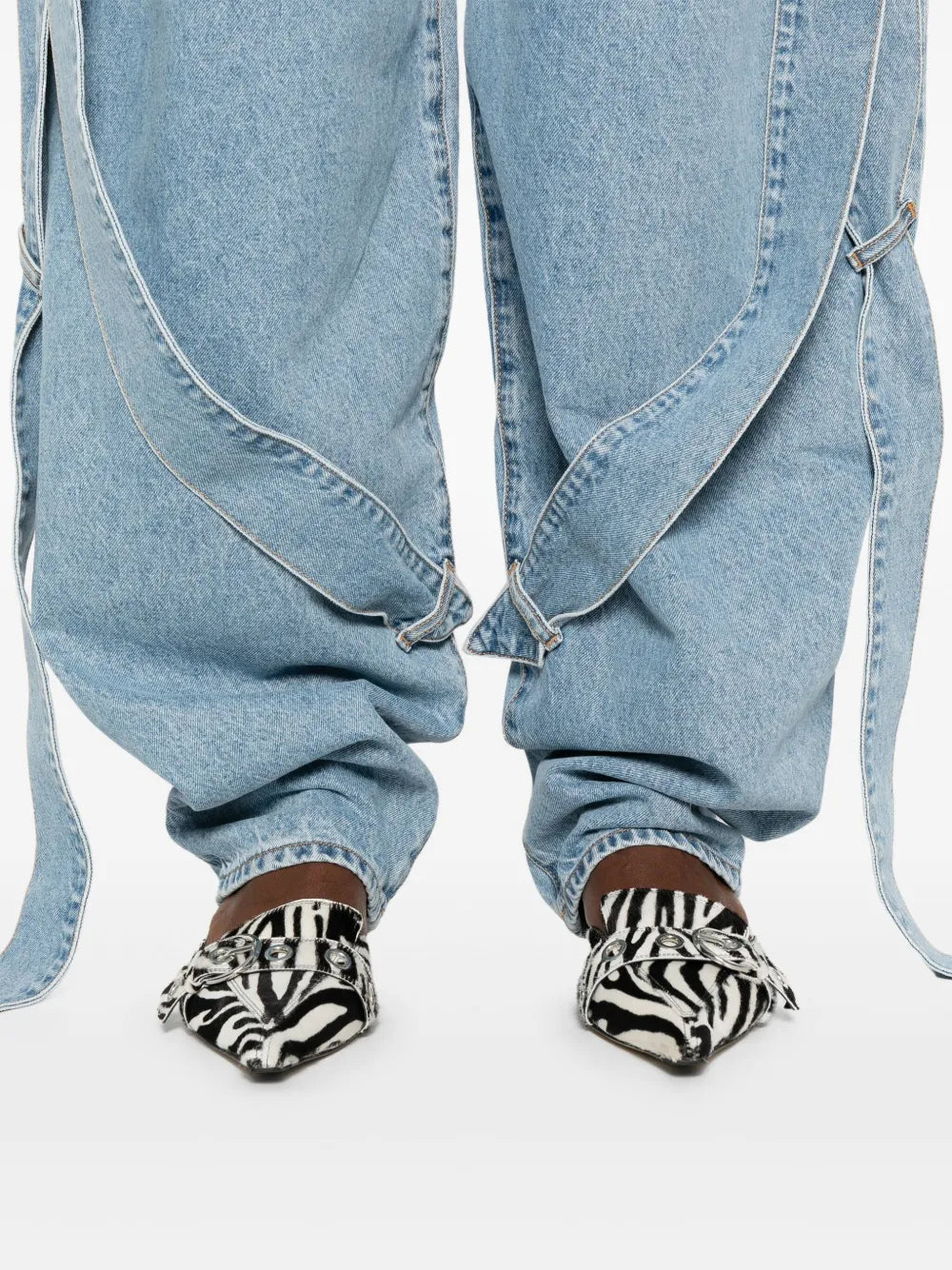 The Attico Drawstringジーンズ - Image 6