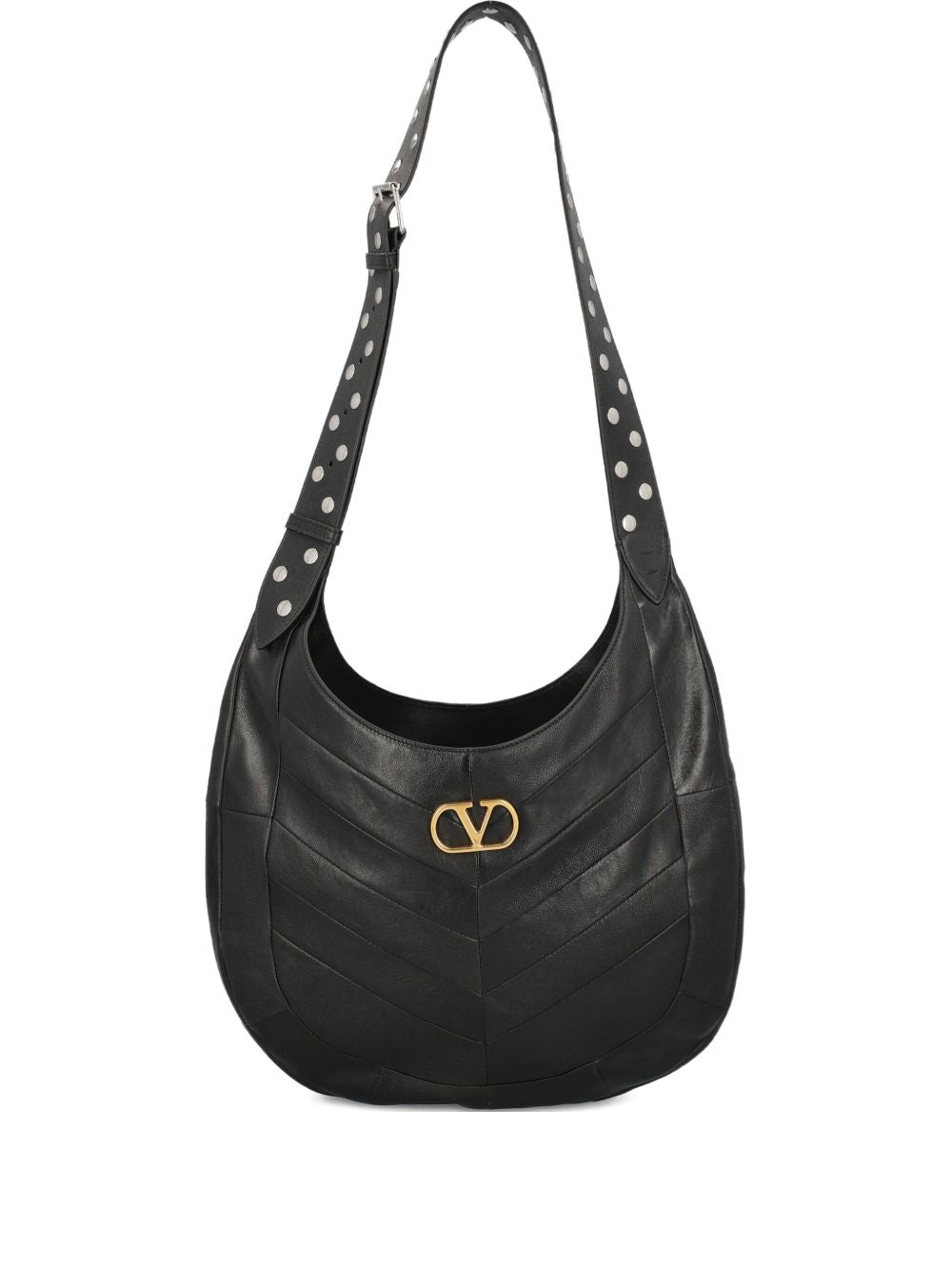 Valentino ヴァレンティノ ガラヴァーニ ホーボーホ ミディアム レザー ホーボー バッグ - Image 6