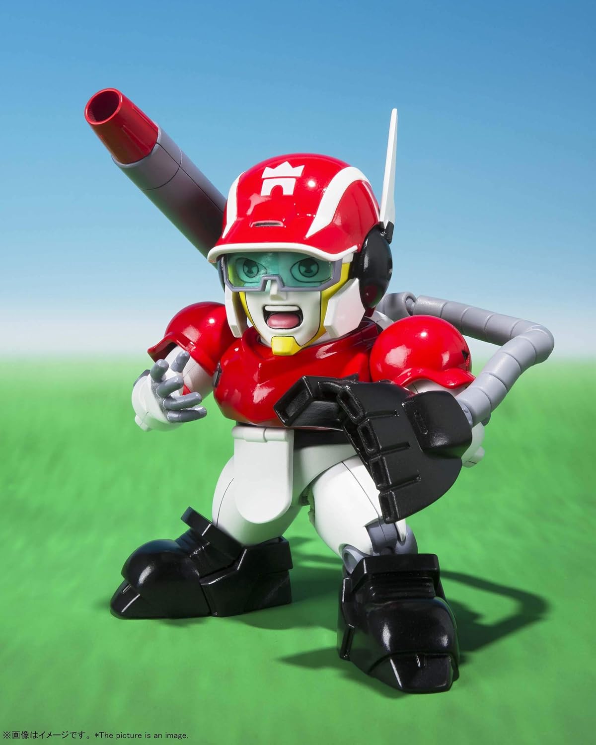 Tamashi Nations Chogokin Shippuki! Iron Leager Magnum Ace Approx. 3.1 inches (80 mm) Die-Cast ABS & PVC Pre-Painted Action Figure