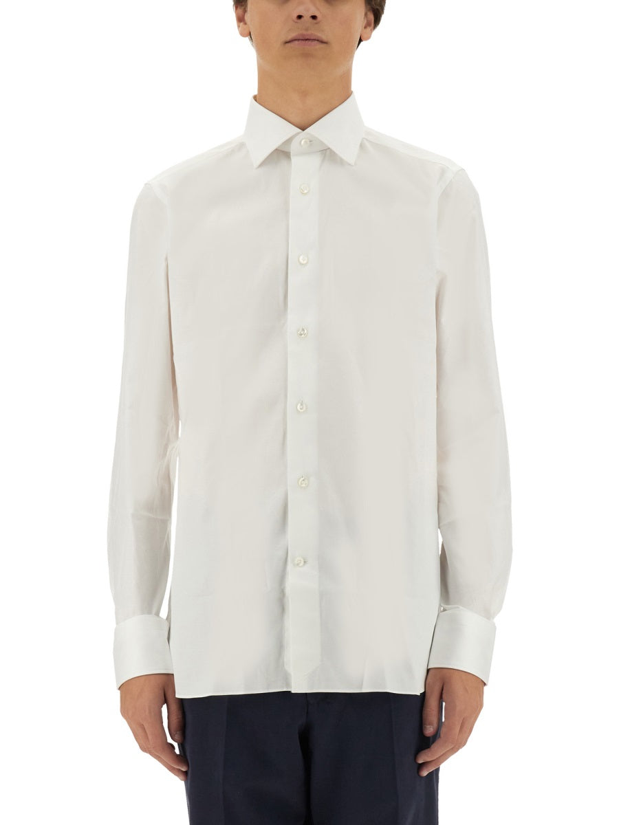 Zegna ZEGNAストレッチコットンシャツ - Image 6