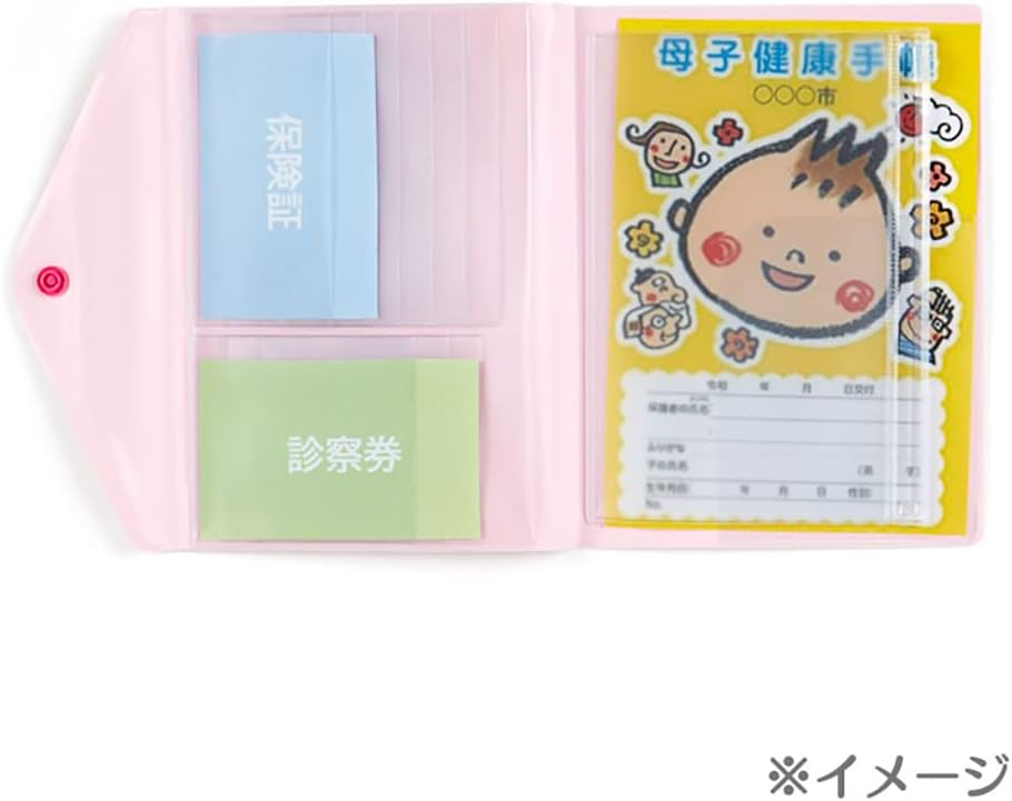 Sanrio 707988 PVC Hello Kitty Medicine Notebook & Examination Ticket Case with Zipper