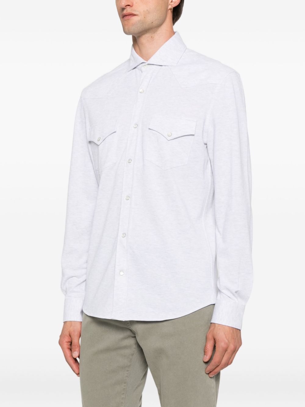 Brunello Brunello Cucinelli Cotton Shird - Image 6