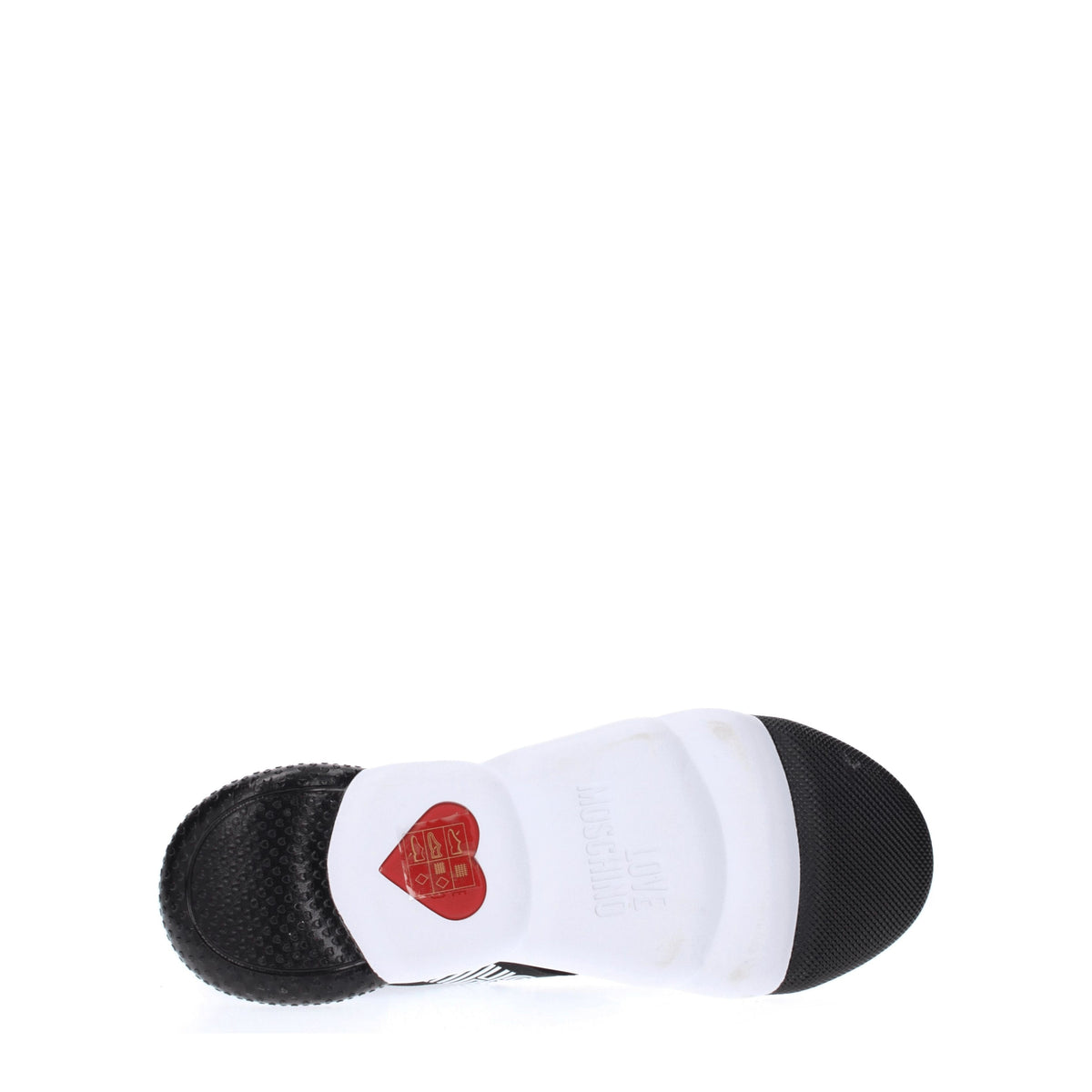 Moschino モスキーノスニーカーの女性布地黒/白が大好きです - Image 6