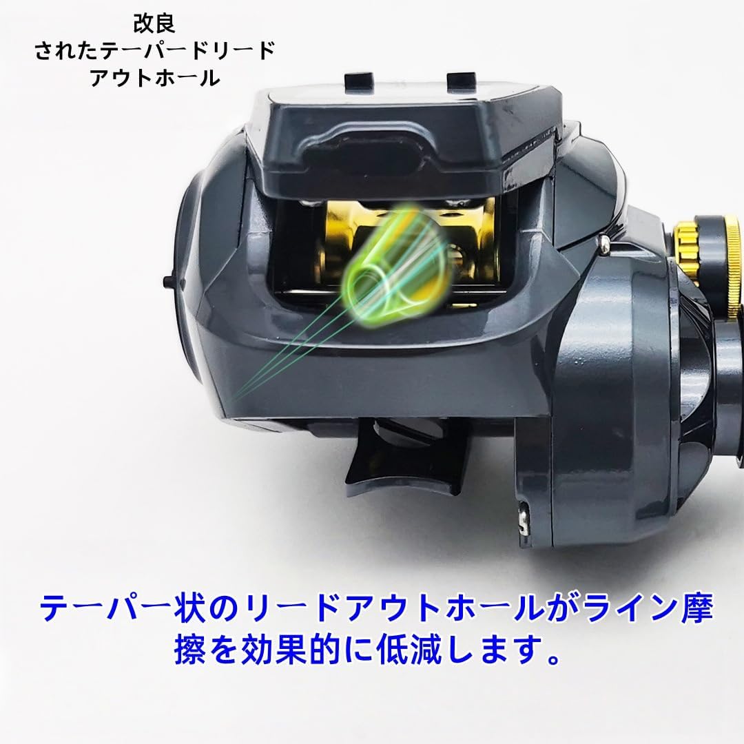 釣りリールには、デジタルディスプレイ、キャスティングリール、7.2:1 ギア比、日本語ディスプレイインターフェース、釣りアラーム、両面シングルリール、最大ドラグ力 10kg などの特徴があり、海釣り、淡水釣り、ルアー釣りの初心者に最適です。