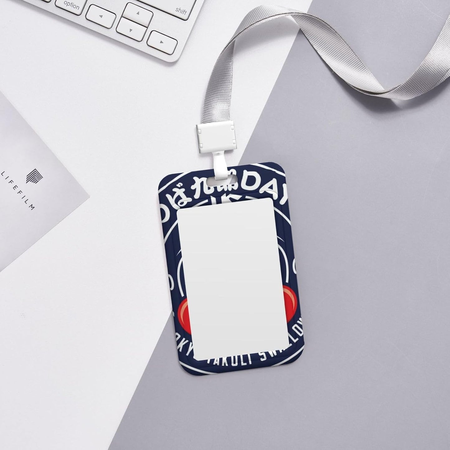 Tsubakuro day Tokyo Yakult Swallows Pass Case, Commuter Passes, ID Card Case, Vertical Name Tag Case, Thin Card Case, Moe Goods, Anime, Cute, Name Tag, Unisex, Character
