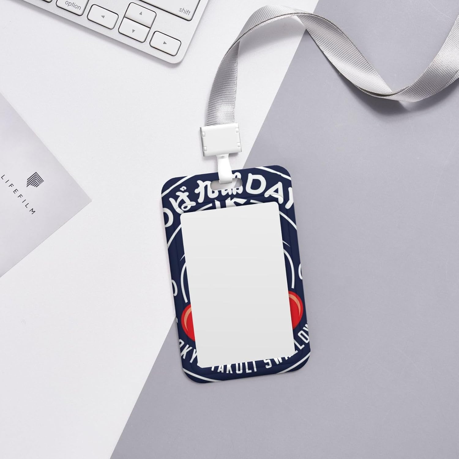 Tsubakuro day Tokyo Yakult Swallows Pass Case, Commuter Passes, ID Card Case, Vertical Name Tag Case, Thin Card Case, Moe Goods, Anime, Cute, Name Tag, Unisex, Character