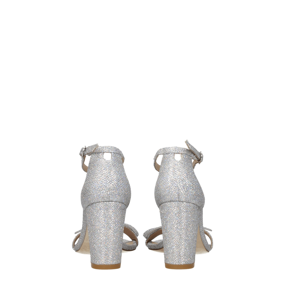 Stuart スチュアートワイツマンサンダルは、女性生地シルバーをほぼ除去します - Image 6